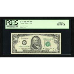 Fr. 2123-B $50 1988 Federal Reserve "Radar"