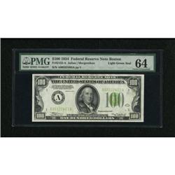 Fr. 2152-A $100 1934 Federal Reserve Note. PMG