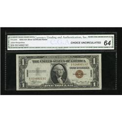 Fr. 2300 $1 1935A Hawaii Silver Certificate. CGA