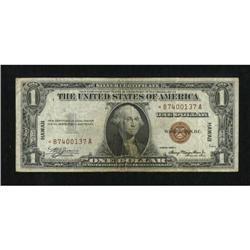 Fr. 2300* $1 1935A Hawaii Silver Certificate.