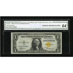 Fr. 2306 $1 1935A North Africa Silver