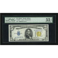 Fr. 2307* $5 1934A North Africa Silver