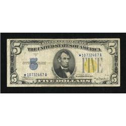 Fr. 2307* $5 1934A North Africa Silver