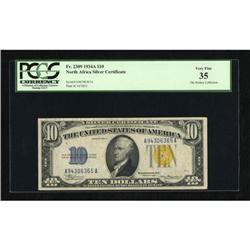 Fr. 2309 $10 1934A North Africa Silver