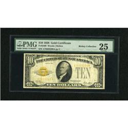 Fr. 2400 $10 1928 Gold Certificate. PMG Very