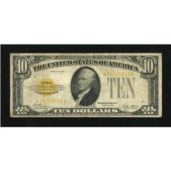 Fr. 2400* $10 1928 Gold Certificate. Very Good.