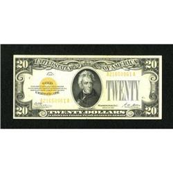 Fr. 2402 $20 1928 Gold Certificate. Very Fine.