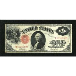 Fr. 37 $1 1917 Legal Tender Star Note Very Fine.