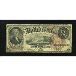 Fr. 51 $2 1880 Legal Tender Good-Very Good.