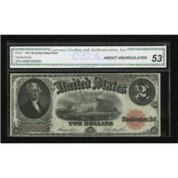 Fr. 57 $2 1917 Legal Tender CGA About