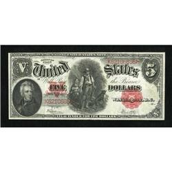 Fr. 91 $5 1907 Legal Tender Very Fine-Extremely
