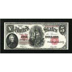 Fr. 91 $5 1907 Legal Tender Very Fine.