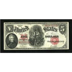 Fr. 91 $5 1907 Legal Tender Very Fine-Extremely