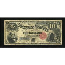 Fr. 111 $10 1880 Legal Tender Fine.