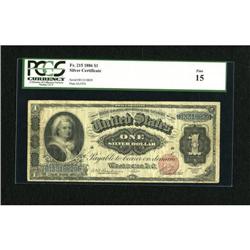 Fr. 215 $1 1886 Silver Certificate PCGS Fine 15.