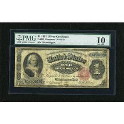 Fr. 222 $1 1891 Silver Certificate PMG Very Good