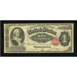 Fr. 223 $1 1891 Silver Certificate Good.