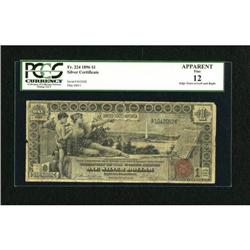 Fr. 224 $1 1896 Silver Certificate PCGS Apparent