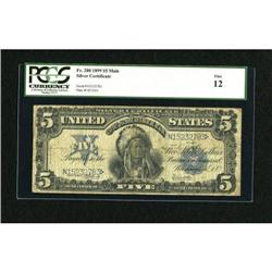 Fr. 280 $5 1899 Silver Certificate PCGS Fine 12.