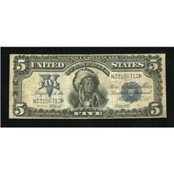 Fr. 280 $5 1899 Silver Certificate Very Good.