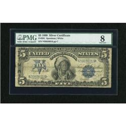 Fr. 281 $5 1899 Silver Certificate PMG Very Good