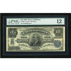 Fr. 303 $10 1908 Silver Certificate PMG Fine 12.
