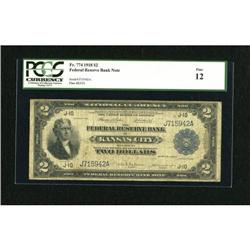 Fr. 774 $2 1918 Federal Reserve Bank Note PCGS