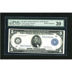 Fr. 846 $5 1914 Federal Reserve Note PMG Very