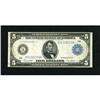 Image 1 : Fr. 847a $5 1914 Federal Reserve Note Fine-Very