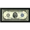 Image 1 : Fr. 851c $5 1914 Federal Reserve Note Very Fine.
