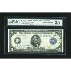 Fr. 858 $5 1914 Federal Reserve Note PMG Very