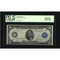 Fr. 862 $5 1914 Federal Reserve Note PCGS
