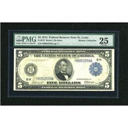 Fr. 872 $5 1914 Federal Reserve Note PMG Very