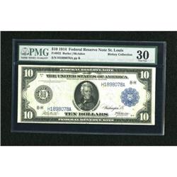 Fr. 932 $10 1914 Federal Reserve Note PMG Very