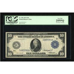 Fr. 936 $10 1914 Federal Reserve Note PCGS Very