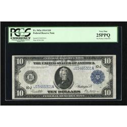 Fr. 943a $10 1914 Federal Reserve Note PCGS Very