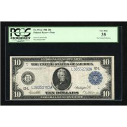 Fr. 951a $10 1914 Federal Reserve Note PCGS Very