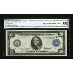 Fr. 971b $20 1914 Federal Reserve Note CGA About