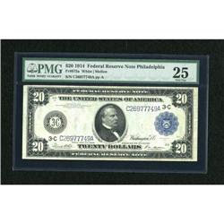 Fr. 975 $20 1914 Federal Reserve Note PMG Very