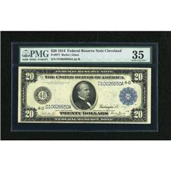 Fr. 977 $20 1914 Federal Reserve Note PMG Choice