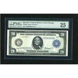Fr. 990 $20 1914 Federal Reserve Note PMG Very