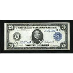 Fr. 1003 $20 1914 Federal Reserve Note About
