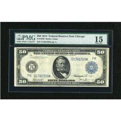 Fr. 1049 $50 1914 Federal Reserve Note PMG