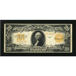 Fr. 1187 $20 1922 Gold Certificate Fine-Very