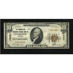 Enterprise, AL - $10 1929 Ty. 1 The Farmers &