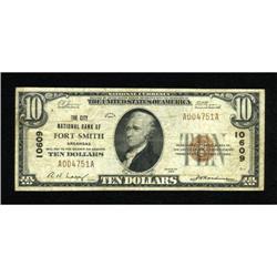 Fort Smith, AR - $10 1929 Ty. 1 The City NB Ch.