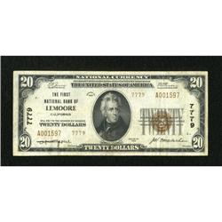 Lemoore, CA - $20 1929 Ty. 2 The First NB Ch. #