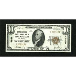 Los Angeles, CA - $10 1929 Ty. 1 Citizens