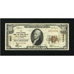 Riverside, CA - $10 1929 Ty. 1 The Citizens
