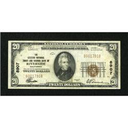Riverside, CA - $20 1929 Ty. 1 The Citizens